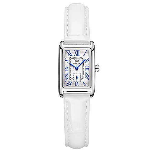 RORIOS Mode Montre Femme Imperméable Analogique Quartz Montre avec Bracelet en Cuir Classique Romains Montres pour Femmes Fille Cover