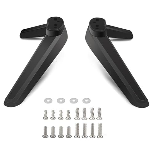 Xbsduih Soporte Universal para TV, Reemplazo de Base de Soporte para TV de Sobremesa, Patas de Pedestal para Base de TV, Patas de Montaje para Soporte para TV de 17 mm A 20 mm