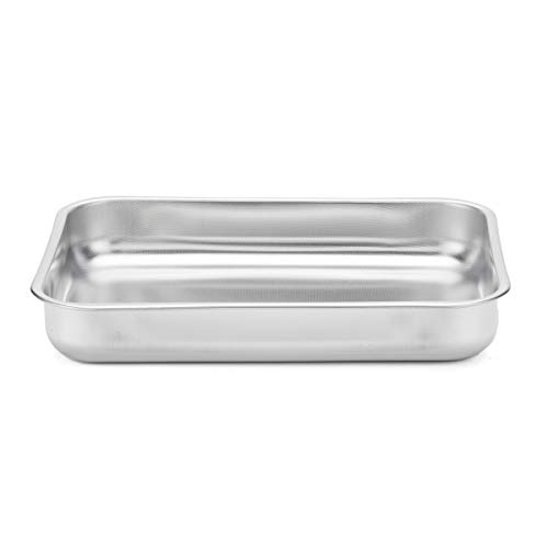 Ambit Steel Pan Rotisserie 18/10 Herramienta De Cocina 30X22 Antiadherente, Multicolor, One Size