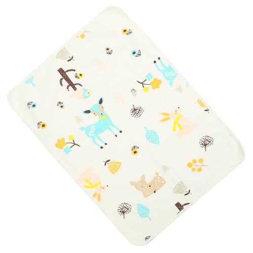 GETAJGHSD Colchoneta para Dormir para Bebés de Algodón Orgánico, Lavable y Transpirable, Función para Proteger Colchones y Ropa de Cama Durante el Cambio de Pañales