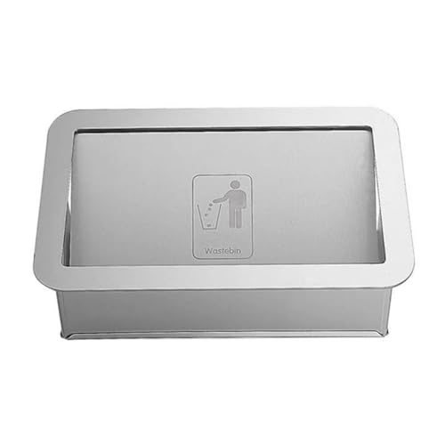 Caneca de basura de acero inoxidable 15L con tapa