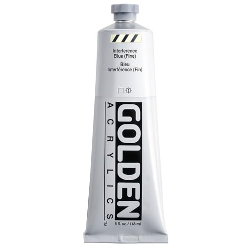 Acrylique bleu interférence Heavy Body 150ml pour éviter les peintures plates - 2