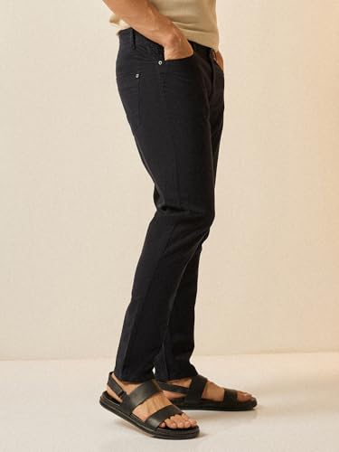 Image of THE BEAR HOUSE Men's Cotton Slim Fit Chinos