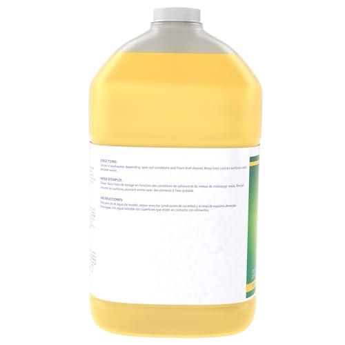 Image of Diversey Limon Pot & Pan Detergent - Tough On Grease, Easy On Hands - High-Sudsing Liquid Dish Soap Concentrate, Lemon Fresh Scent, 1-Gallon