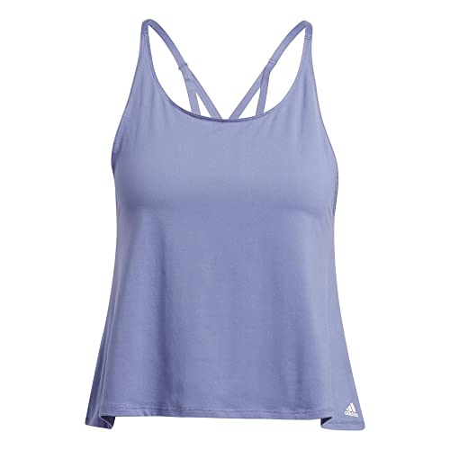 adidas top sans manches yoga crop pour vos séances de méditation en studio
