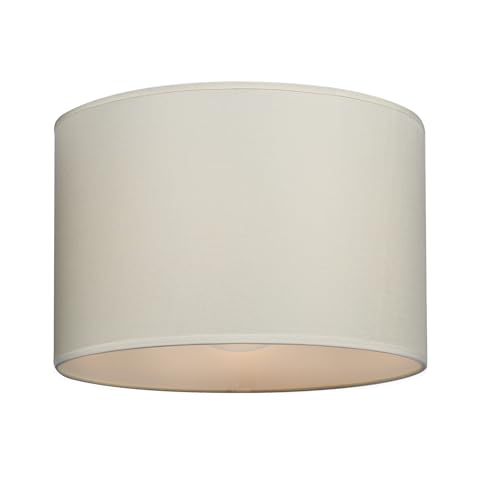 GIGGI Fabric Lamp Shades, 8' Beige Light Shade Ceiling – Modern Lampshades for Ceiling Lights, Lamp Shades for Table Lamps, Floor Lamps, Living Room, Bedroom, Office Home Décor