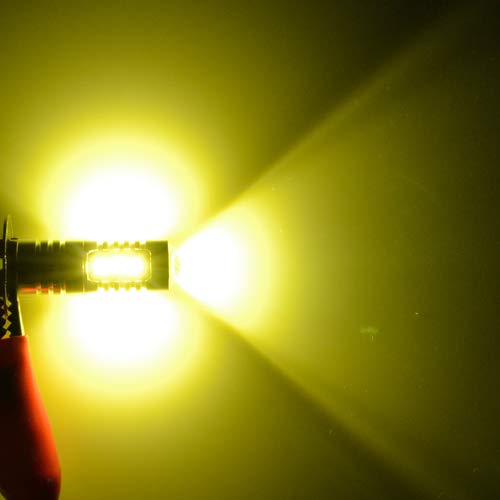 Autogine H3 Led Fog Light Bulbs, 2000 Lumens Extremely Bright 3030-Smd H3 Led Bulbs With Projector For Auto Motorcycle Cars Trucks Suv Fog Drl Lights(3000K Amber Yellow) #TOP7
