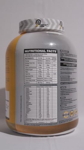 Image of PROTEINFARM ONE WHEY Protein Powder | butterscotch, 2KG | Blend of Whey Concentrate, Whey Isolate) | 24g Pure Protein Per Scoop | BCAA for Quick Muscle Recovery