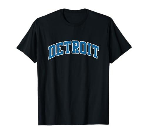 Detroit Michigan Vintage Style Graphic T-Shirt