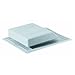 AIR VENT 90123 Plastic Slant Roof Vent, Gray