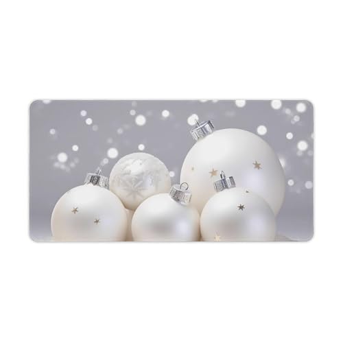 Alfombrilla de mouse gaming RLDOBOFE blanca grande 60x30 cm