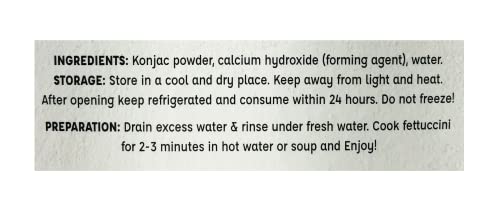 ORGANIC LARDER ORGANIC KONJAC FETTUCCINE 200G