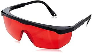 Draper 65644 Safety Goggles for Laser Level,Black/Red