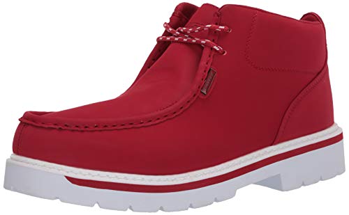 Lugz Men's Strutt LX Chukka Boot, Mars Red/White, 12 D US