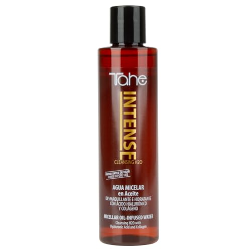 Tahe Intense Agua Micelar en aceite bifásica desmaquillante con Ácido Hialurónico y Colágeno, 200 ml
