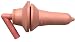 Peach Teats Large Flange Nipple, Pink
