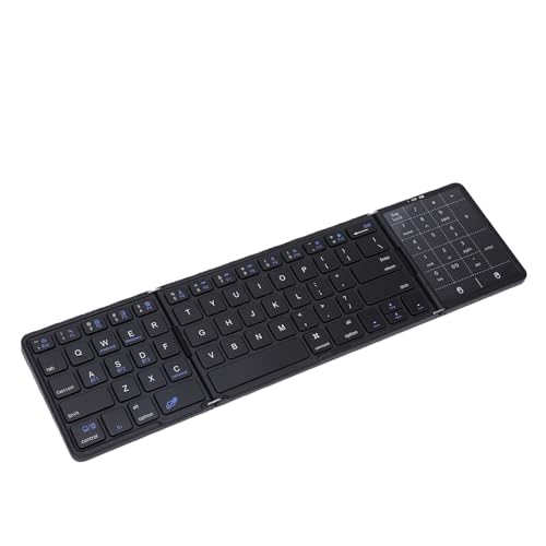 Clavier Bluetooth pliable XUMIUZIY avec pavé tactile pour 3 appareils