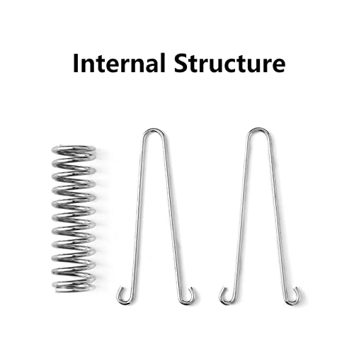 Haute Résistance Ressort Boucle 4 Pièces Ressort en Acier pour Auvent Tendeur Ressort Tendeur Accessoires De Tente De Voyage Boucles À Ressort pour Tente pour Tente Le Camping en Plein Air Randonnée - Image 5