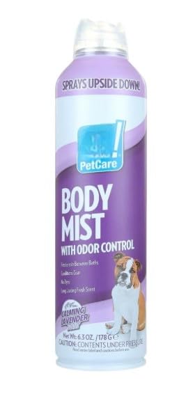 Pet Body Mist with Odor Control: Freshness Between Baths! (Calming Lavender)-6.3oz