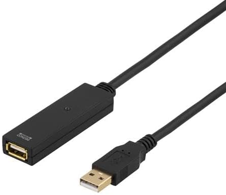 DELTACOUSB2 EX7 M Prime Active USB 2.0 Extension Cable Type A Male to Type A Female 7 M Black