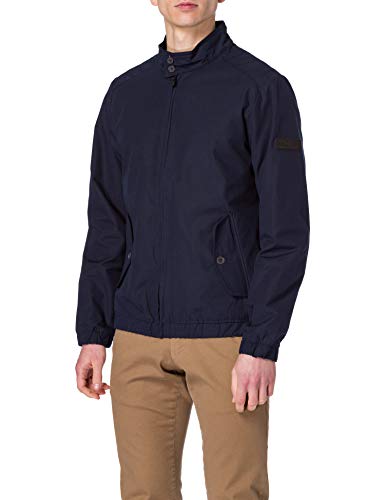 TOM TAILOR Denim Giacca con collo Alto, Uomo, Blu