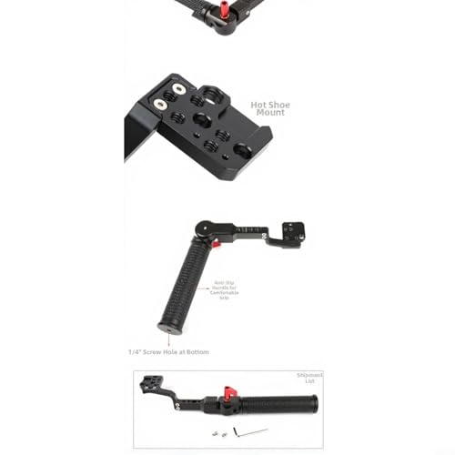 Empuñadura de metal ajustable para estabilizador Ronin S C2 4