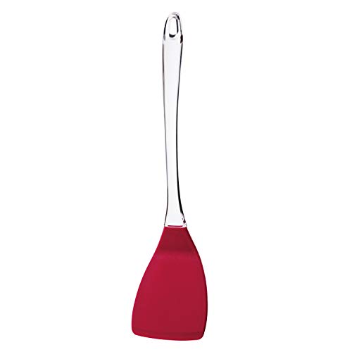 Conjunto de Gadgets de Silicone com Cabo Acrílico 7 Peças Euro Vermelho
