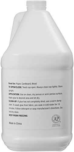 amazon basics Non toxic Washable Liquid School Glue, One Bottle, 3.78 Litre