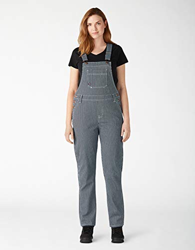 Dickies Boyfriend overol con babero femenino en denim de alta densidad 2