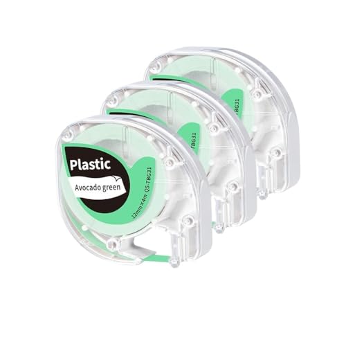 3PCS 12mmx4M�h�����x���e�[�vLT 100H���x�����x���t���}�V����P12 Pro���x�����[�J�[�݊����x�����O�p�i�œ��삷��(Black on green)