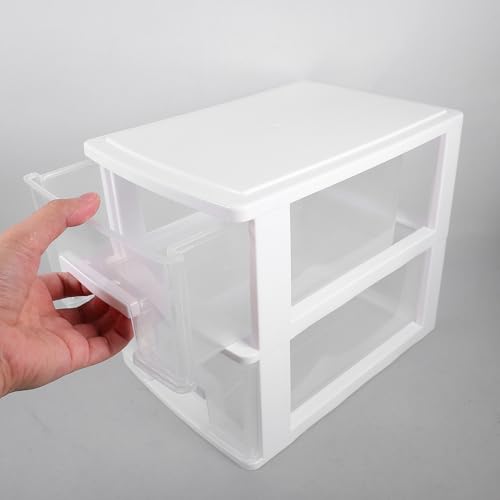 Boîte de rangement de documents plastique à tiroirs solides pour petits objets