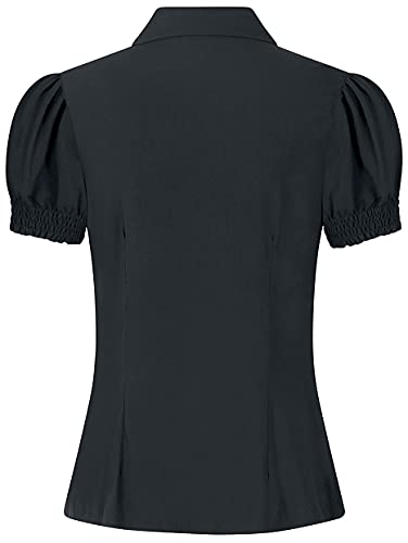 Hell Bunny Samara Sun Moon Ouija Board Gothic Wicca Witchcraft Blouse Shirt Top - (L) Black #TOP1