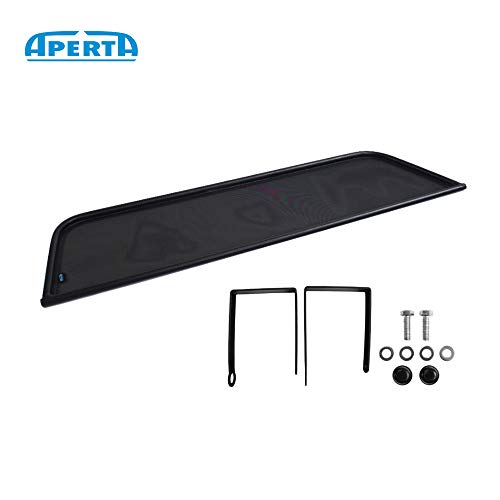 Aperta Wind Deflector fits Jaguar E-Type E-Type XKE | Black Tailor Made Windblocker | Draft-Stop Wind Stop Jaguar Convertible