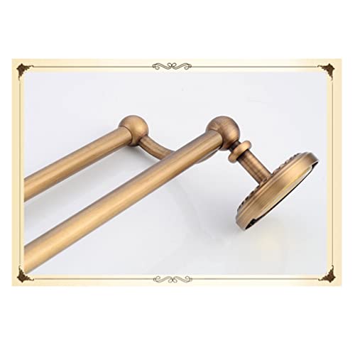 Porte-serviette double pour éliminer le linge humide et décorer votre bain - 3
