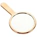 Beavorty Wavy Makeup Mirror Hand Held Mirror Portable Vanity Mirror Travel Makeup Mirror Purse Mirrors Handheld Looking-Glass Round Makeup Mirror Small Mirror Pocket Looking-Glass Handheld