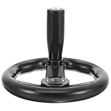 Volante para torno: el volante de la máquina herramienta tiene una excelente resistencia al desgaste, no se deforma y tiene una vida útil más larga; mini volante compatible