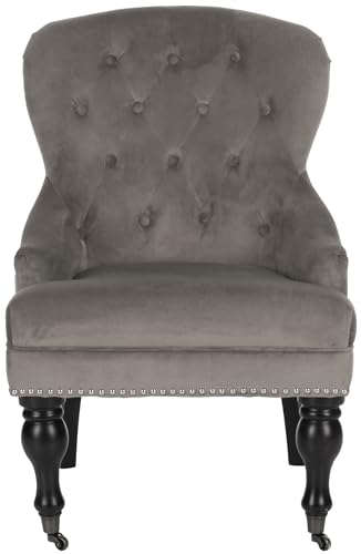 SAFAVIEH Mercer Collection Robert Light Brown Linen Club Chair