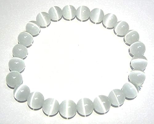Seleniet Kralen Ronde Armband Kristal Mode Accessoire Mannen Vrouwen Cadeau Handgemaakt - Afbeelding 4