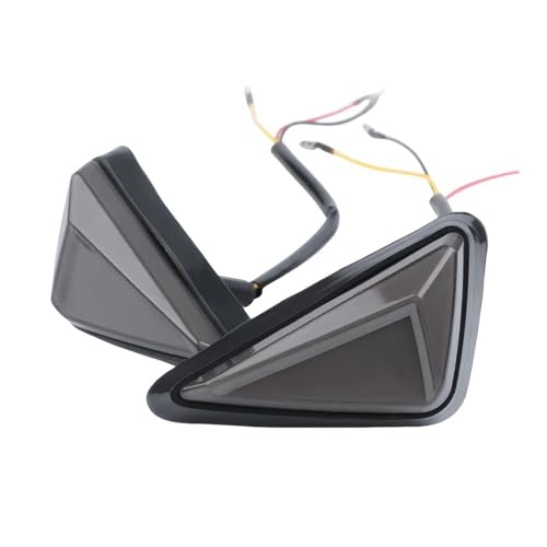 Clignotants LED pour moto haute visibilité triangle fumé 12V étanche pour carénage