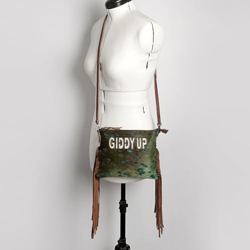 American Darling Women's Crossbody Bag Western Hair-On Genuine Leather Handbag and Ladies Purse4