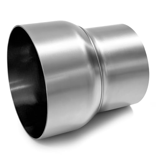 Image of 3 inch ID to 4 inch OD Exhaust Adapter Connector 304 Stainless Steel