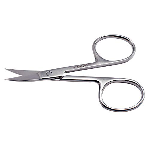 image for Professional Cuticle Scissors - FEITA Eyebrow Shaping Scissors Stainle