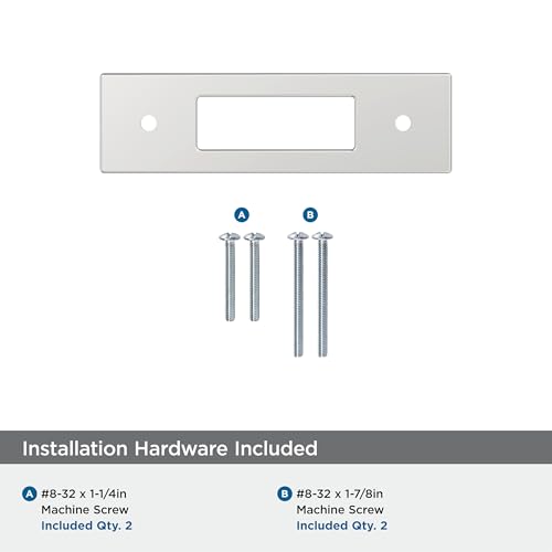 Image of Amerock Medora 3 inch Polished Chrome Backplate | Decorative zinc cabinet hardware backplate designed to complement knobs and pulls while protecting cabinet surfaces