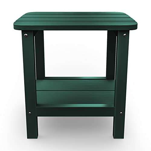 Serwall Adirondack Table Outdoor Side Table- Green #TOP3