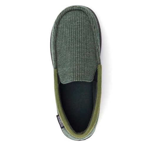 Image of ULTRAIDEAS Men's Breathable Moc Slippers Memory Foam | Machine Washable,Indoor Outdoor Non Slip,Slip On Loafer Shoes,Gift for Father