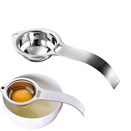 Egg Seperator From Yolk Chicken White Filter Food Grade Egg Divider Stainless Steel Egg Sieve Kitchen Gadget Cooking For Fast And Efficient Separation Compact Design Easy To Clean #TOP28
