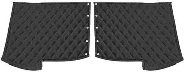 Technical Precision Replacement for Peterbilt 379 Year 1993 Quilted Vinyl 28 INCH Long Fender Cover - Black