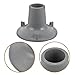 FOMIYES Non-Slip Rubber Suction Cup Feet for Toilet Rail and Shower Chair, Replacement Pads for Bathroom Stool, 3.74X3.74X2.55 Inch, Grey