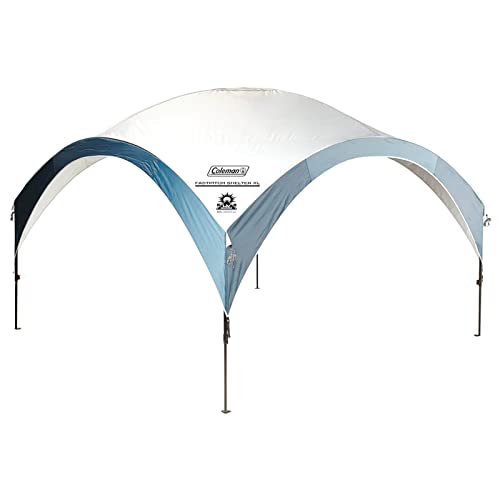 Coleman Gazebo Fast Pitch Shelter | 5 min Setup | Event Shelter for Festivals Garden and Camping | Sturdy Steel Poles Construction | Large Event Tent | Portable Sun Shelter with SPF 50+ M