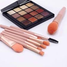 Baloon Magic Premium Makeup Set with Travel Pouch Soft Synthetic Bristles Foundation, Powder, Concealer, Eyeshadow, Blush & Highlighter Brushes Professional Makeup Brushes for Beginners & Artists_A-1242_(Set of 8 Brush)-image-20